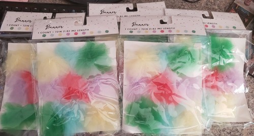 Pastel tulle party decorative - pastel,