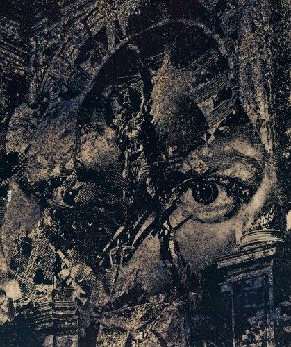 Vhils relic original signed - vhils:,