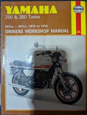 YAMAHA, RD250,RD350 TWINS, HAYNES MANUAL