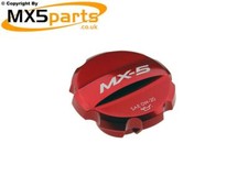 MX5 Engine Oil Filler Cap In Red Genuine Mazda MX-5 1.5 & 2.0 Mk4 ND & RF 2015>