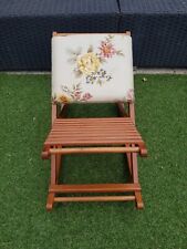 Vintage  Retro style Foot Stool - Bench - Leg Rest - Footstool Seat