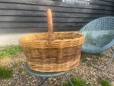 Large Wicker Shopping Basket - used but in good condition 