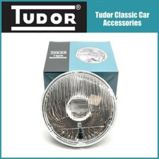 Tudor 7" Halogen Headlamp Headlight With Sidelight CLASSIC NORTON, BSA, TRIUMPH