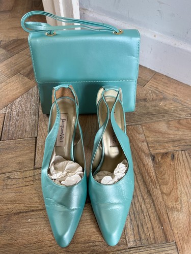 Jacques vert turquoise leather - turquoise,