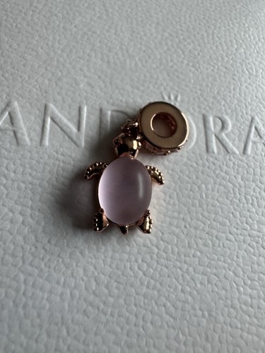 Pandora rose gold - pink, turtle