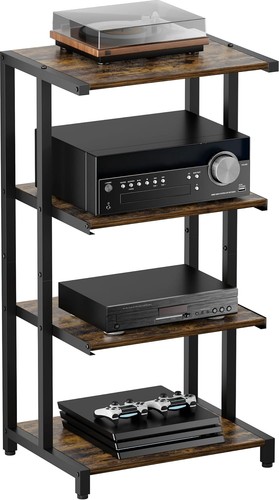 Tier wooden media - 4-tier,