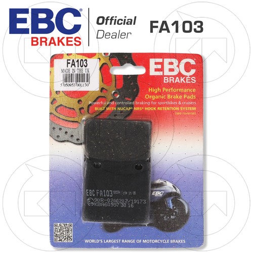 Front brake pads ebc fa103 - ebc, for