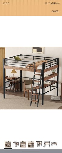 Double loft bed - loft,