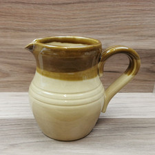 Vintage TG Green Granville  Large Honey Brown Stoneware  Milk Jug - 124mm Tall