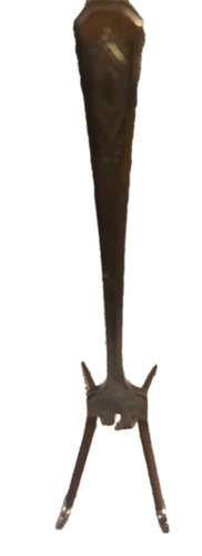 Antique fork display - fork, easel