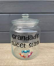 Treat Jar, Glass Jar, Personalised Sweet jar, Snack Jar, Food Gift Hamper
