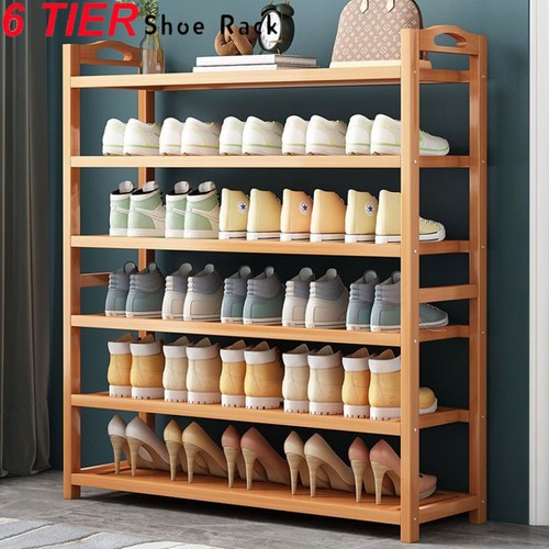 Tier wooden shoe rack - 5/6,