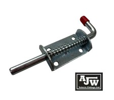 Spring Loaded Shoot Bolt Bolts Gate Door Catch Stable Horse Box Trailer