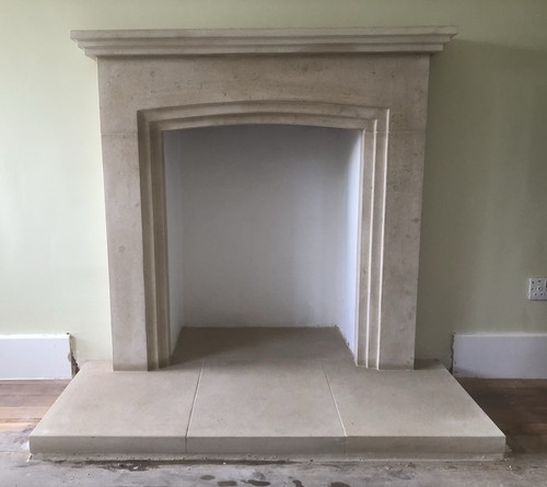 Bath stone fireplace - the, fire