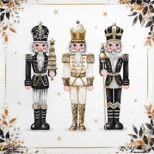 Royal nutcrackers napkins - 4x,
