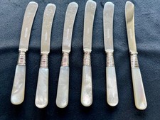 SET OF SIX ANTIQUE SILVER