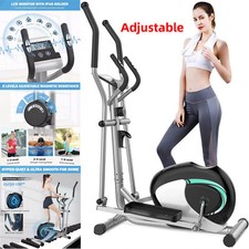 8 Level Resistance Magnetic Elliptical Machine Home Gym Workout Cross Trainer UK