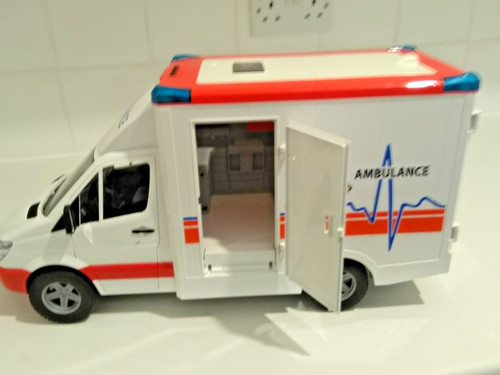 Bruder ambulance truck - truck,
