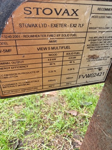 Stovax view multifuel - stovax, 5