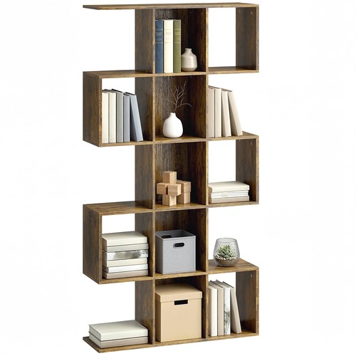 Homcom geometric bookshelf - geometric,