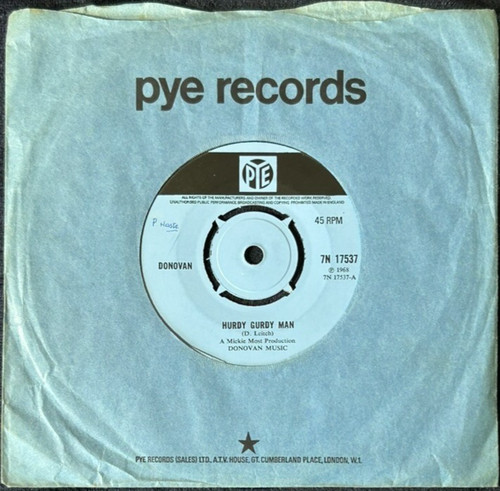 Donovan hurdy gurdy man - donovan,