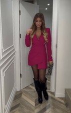 Zara Draped Short Jacket Dress