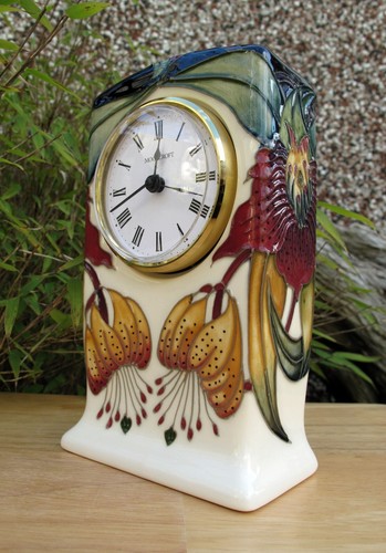 Moorcroft anna lily clock cl1 - moorcroft,