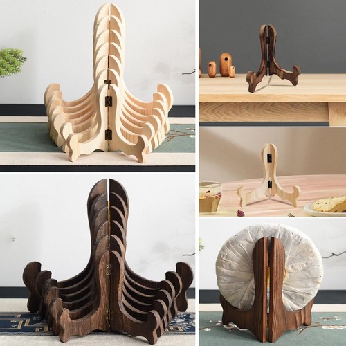 Wooden display stand plate - wooden,