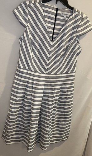 Nautical stripe size dress - nautical,