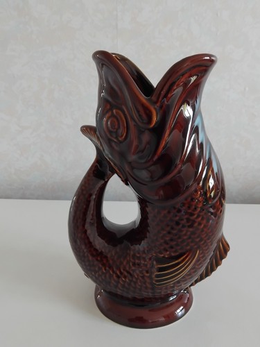 Large dartmouth brown glug jug - large,