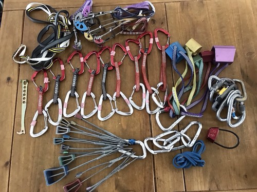 Full climbing rack - rack, cams