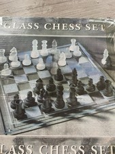 Glass Chess Set 20x20 Cm, 32