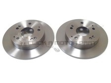 for HONDA CIVIC TYPE-R EP3 2001-2005 REAR 2 BRAKE DISCS SET SOLID 260MM