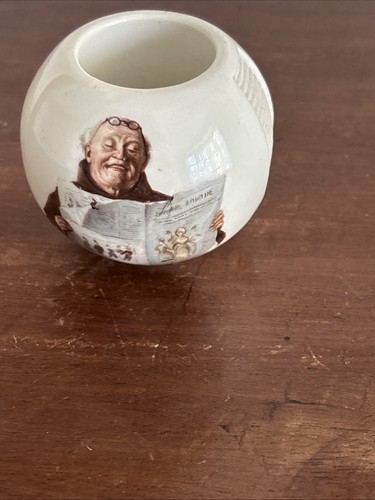 Antique ceramic match striker - match,