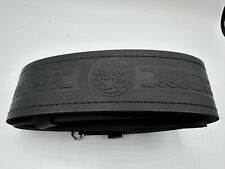 Scottish Celtic Embossed Leather Kilt Belt with adjustable waist only £14.99