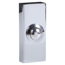 Byron 2204BC Surface Door Bell Push (Highly Polished Chrome)