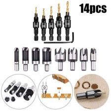 14pcs Countersink Drill Bit