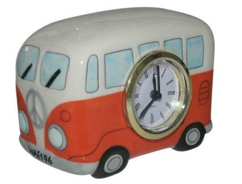 Ceramic camper van clock in - clock,