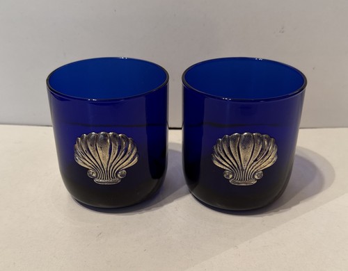 Pair bristol blue glasses - pair,
