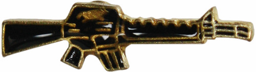 Enamel pin machine gun - pin, army