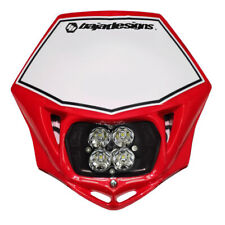 Baja Designs D/C Squadron Sport Motorcycle LED Race Headlight Red Shell