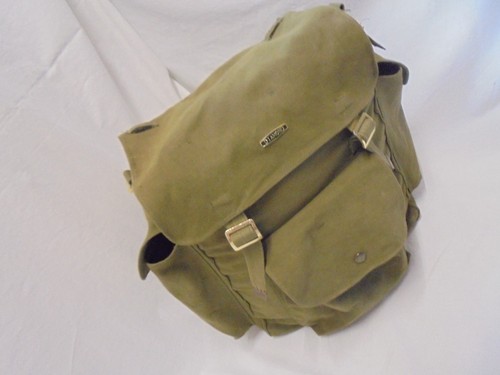 Vintage green canvas - green,