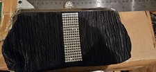 A Diamonte And Black  Fabric