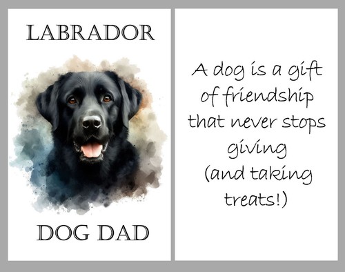Wonderful dog keepsake - dog, cards