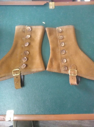 Vintage spats with buttons - vintage,