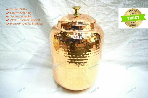 Pure copper hammered liter - copper,