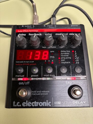 Electronic nova delay - tc,