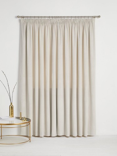 John lewis velvet pencil - velvet, pleat