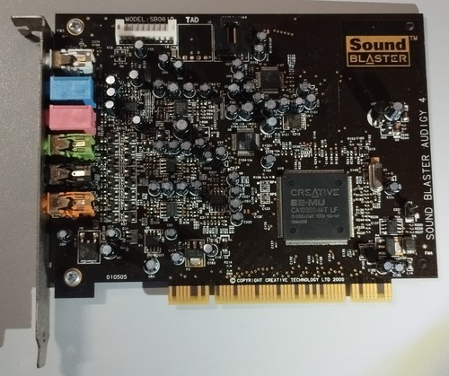 Creative sb0610 sound - sb0610, blaster