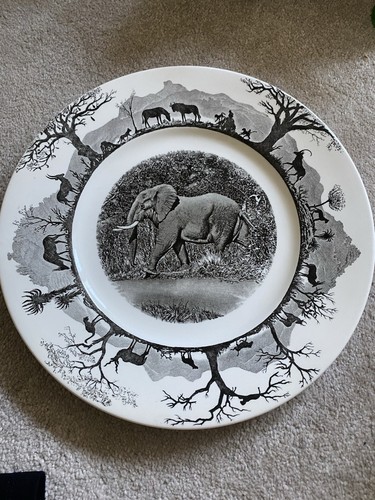 Wedgwood elephant plate - elephant,